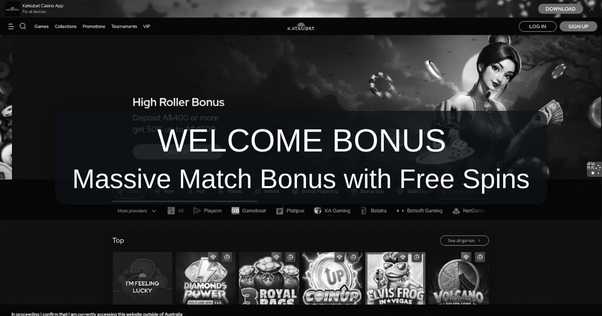 KatsuBet Casino banner